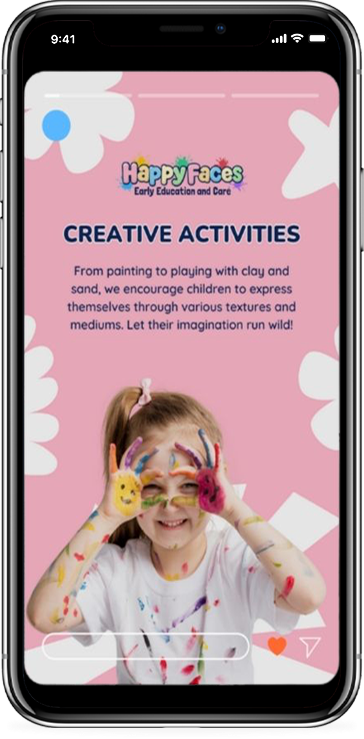 Instagram story design